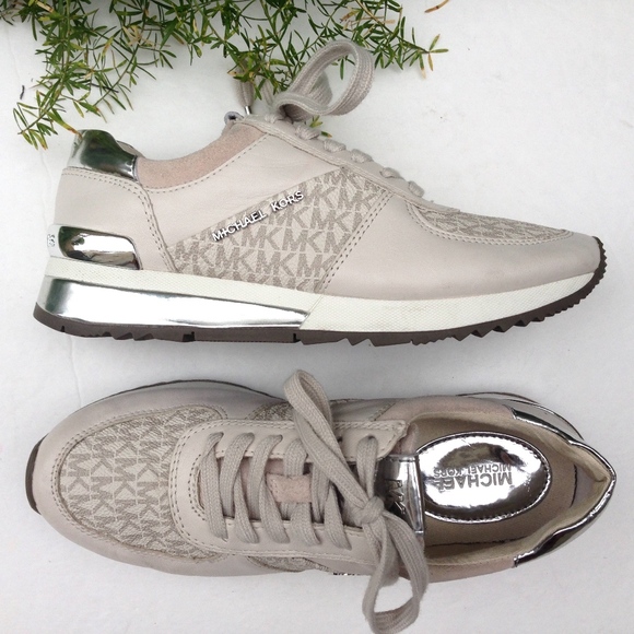 silver trainers